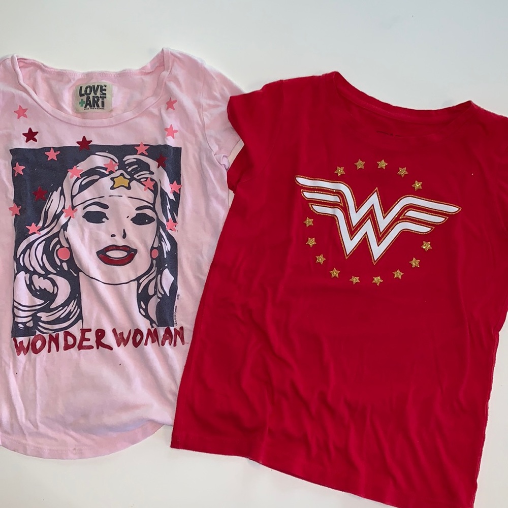 Lot of 2 Wonder Woman T Shirts